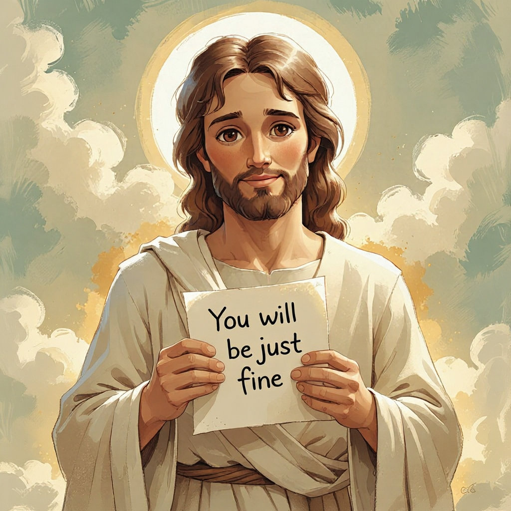 change the text into "You will be just fine"