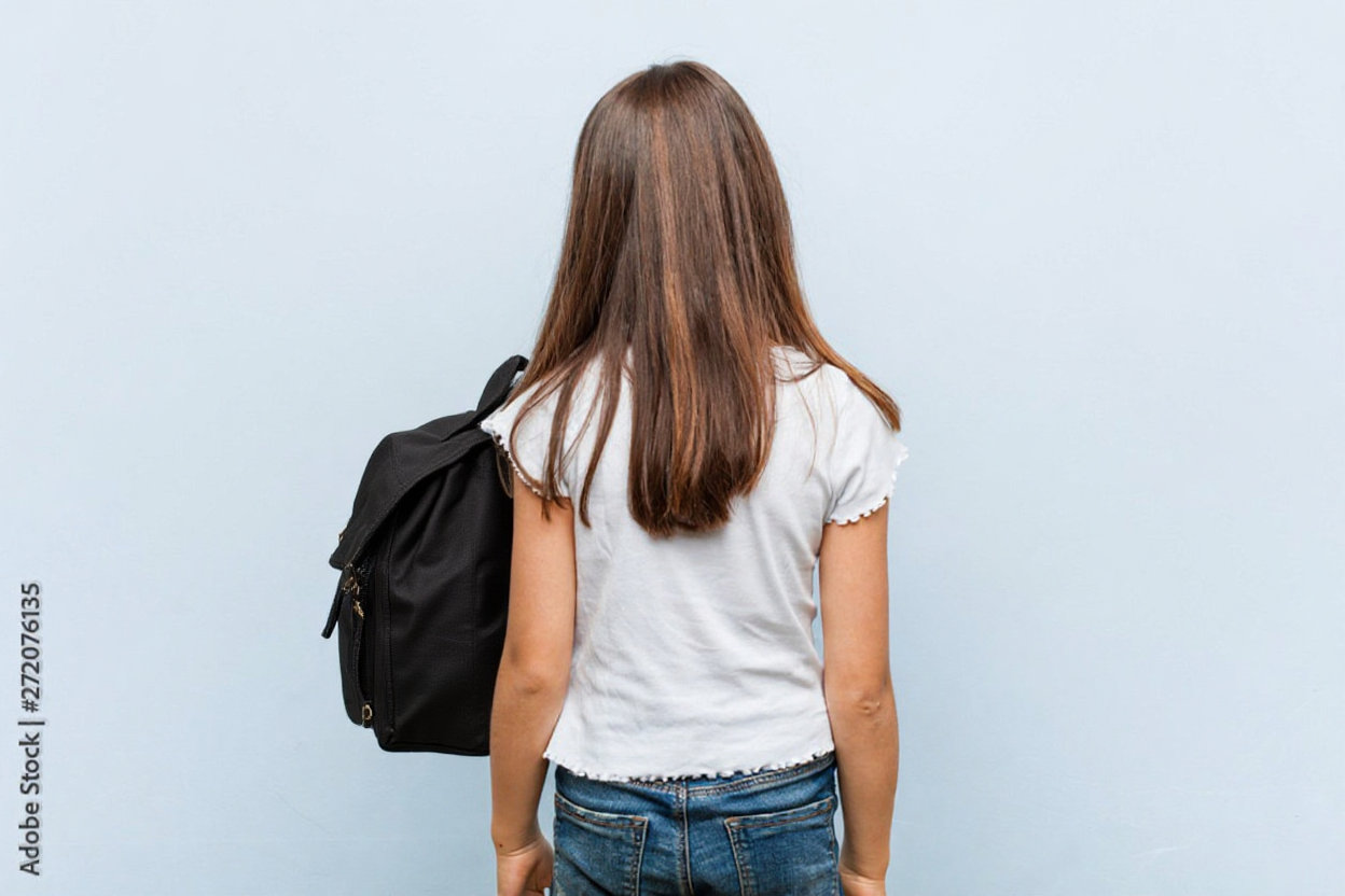 add a backpack to this girl