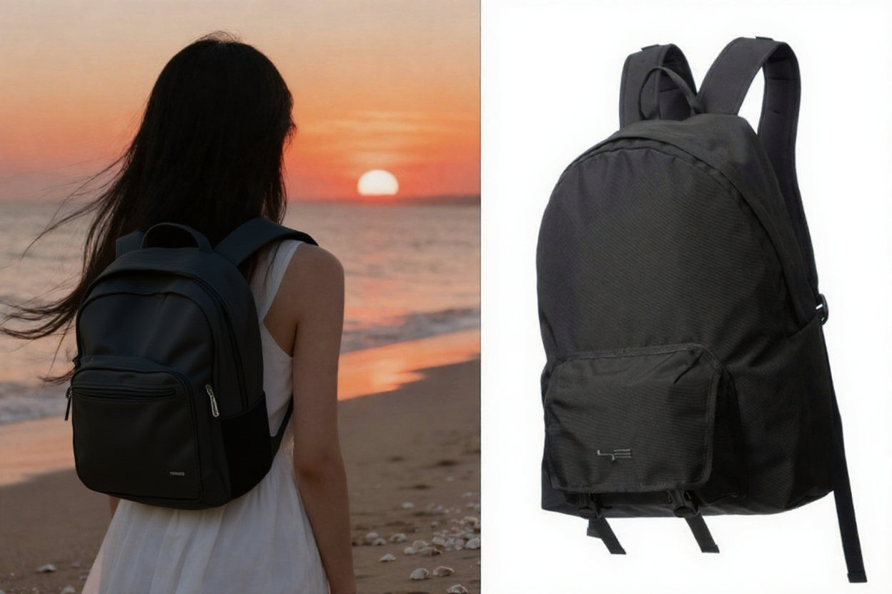 Let the character wear a backpack