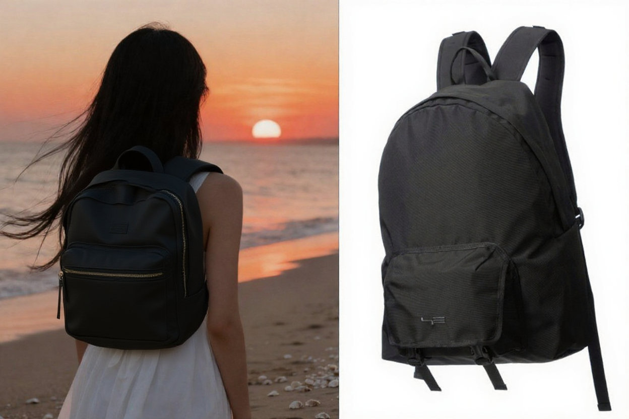 Let the character wear a backpack