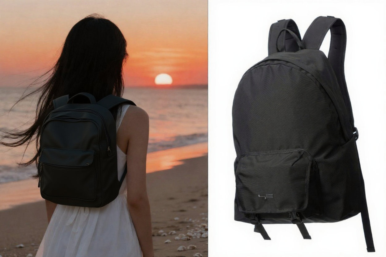 Let the character wear a backpack